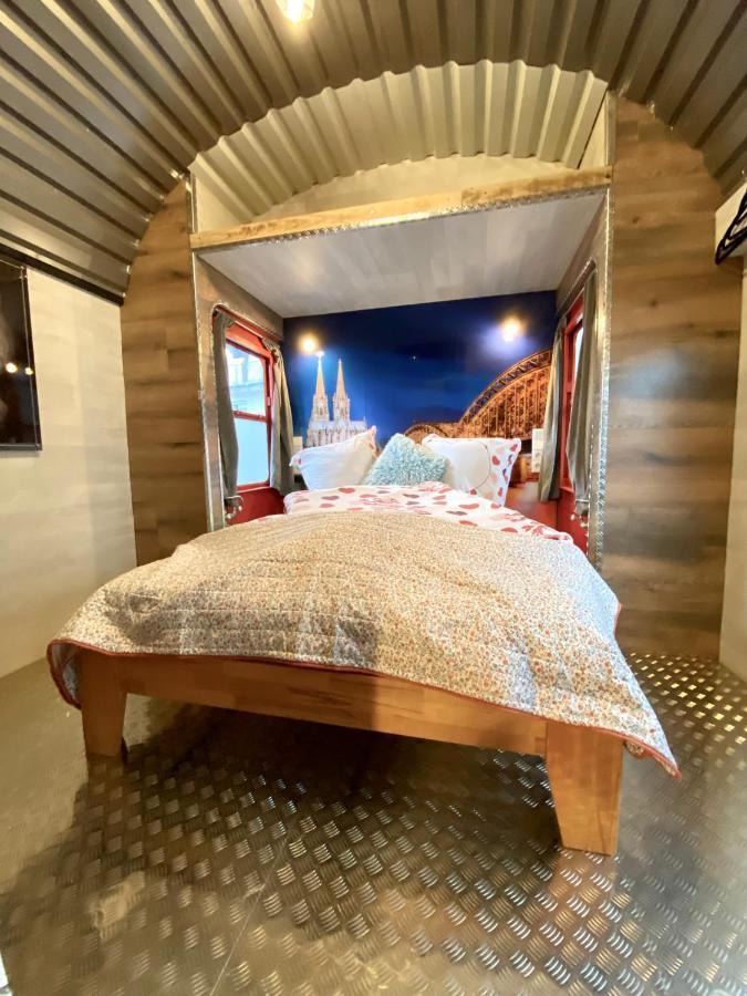 Gleis 2, Waggon Mit Ofen, Optional Mit Whirlpool Und Sauna Dahlem  Kültér fotó