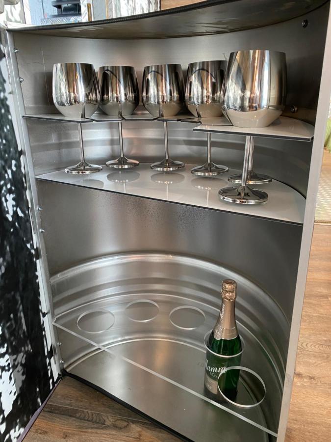 Gleis 2, Waggon Mit Ofen, Optional Mit Whirlpool Und Sauna Dahlem  Kültér fotó