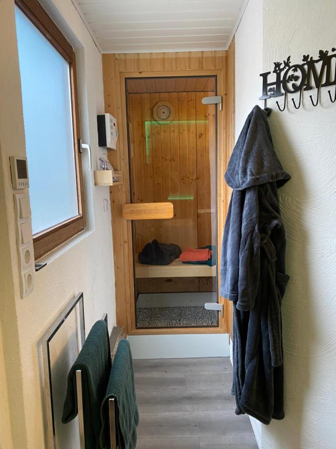 Gleis 2, Waggon Mit Ofen, Optional Mit Whirlpool Und Sauna Dahlem  Kültér fotó